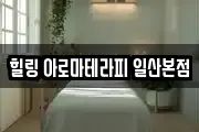힐링 아로마테라피 일산본점