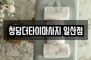 청담더타이마사지 일산점