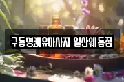 구동명쾌유마사지 일산웨돔점