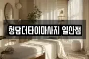 청담더타이마사지 일산점
