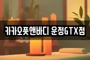 카카오풋앤바디 운정GTX점