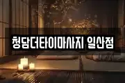 청담더타이마사지 일산점