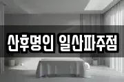 산후명인 일산파주점