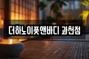 더하노이풋앤바디 과천점