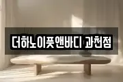 더하노이풋앤바디 과천점