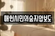 매헌시민의숲지압보도