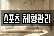 스포츠 체형관리