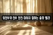 임산부의 산후 산전 마사지 잘하는 출장 벨라