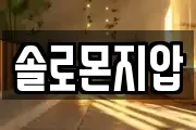 솔로몬지압