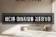 바디튠 마사지살롱 김포장기점