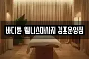바디튠 웰니스마사지 김포운양점