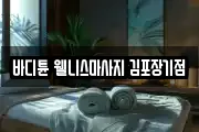 바디튠 웰니스마사지 김포장기점