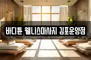 바디튠 웰니스마사지 김포운양점