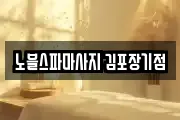 노블스파마사지 김포장기점