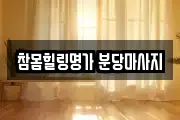 참몸힐링명가 분당마사지