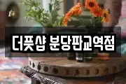 더풋샵 분당판교역점
