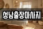 성남출장마사지