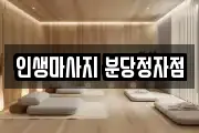 경기 성남시 마사지, 지압등 업체정보