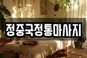 정중국정통마사지
