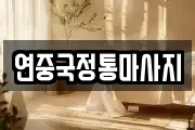 연중국정통마사지