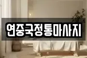 연중국정통마사지
