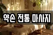 약손 전통 마사지