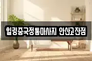 힐링중국정통마사지 안산고잔점