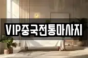 VIP중국전통마사지