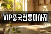 VIP중국전통마사지