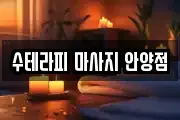 경기 안양시 만안구 안양동 마사지, 지압등 업체정보
