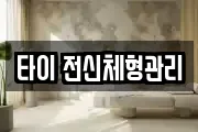 타이 전신체형관리