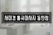 서미경 통곡마사지 동탄점