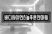 바디사이언스늘푸른안마원