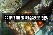 24시자동차배터리무료출장밧데리전문점