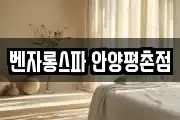 벤자롱스파 안양평촌점