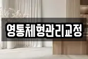 영통체형관리교정