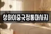 상하이중국정통마사지