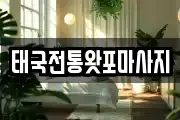 태국전통왓포마사지