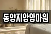 동양지압압마원