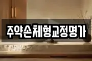 주약손체형교정명가