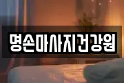 명손마사지건강원