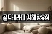 골드테라피 김해장유점
