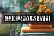 용인대학교스포츠마사지