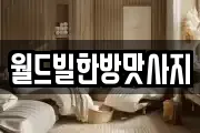 월드빌한방맛사지