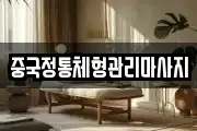 중국정통체형관리마사지