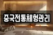 중국전통체형관리