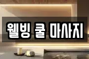 웰빙 쿨 마사지