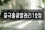 중국홍콩발관리1호점