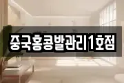 중국홍콩발관리1호점