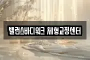밸런스바디워크 체형교정센터